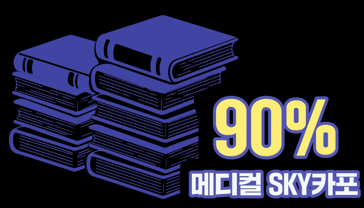 올키 장학생 90% 메디컬 SKY카포 합격 인포그래픽